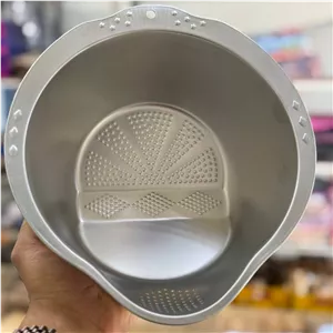 لگن برنج شور استیل 