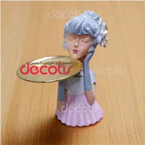 ظرف پذیرایی دختر ارکیده سینی به دست کد صورتی