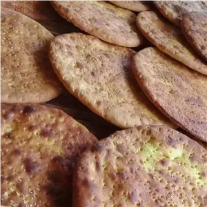 نان محلی خلخال نزیک سنتی با مغز حلوایی بسته 10 عددی
