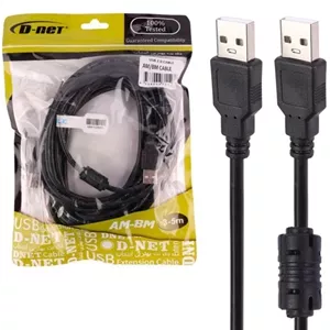 کابل USB به USB برند دی نت(D- Net ) طول 3 متر 