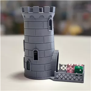 برج تاس دایس تاور dicetower طرح قلعه رنگ طوسی