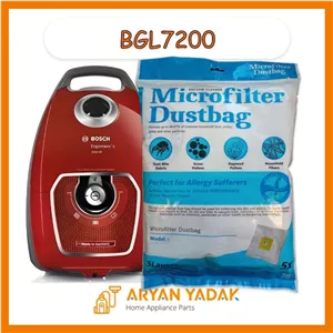 پاکت جاروبرقی بوش مدل BGL7200 (اورجینال)  میکروفیلتر 5 عددی