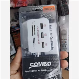رم ریدر و هاب usb مدل GREAT-COMBO مستطیلی