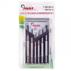 پیچ گوشتی ساعتی هنس 6 عددی