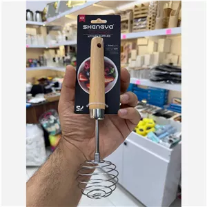 همزن فنری دسته چوبی شنگیا 