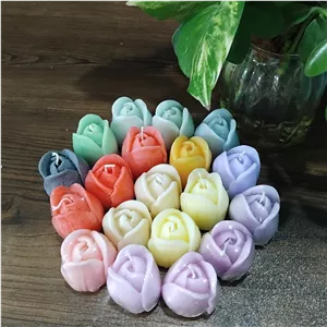 شمع غنچه رز