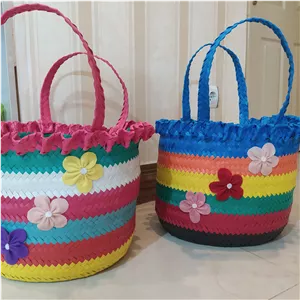 زنبیل خرید گلدار(پس کرایه)