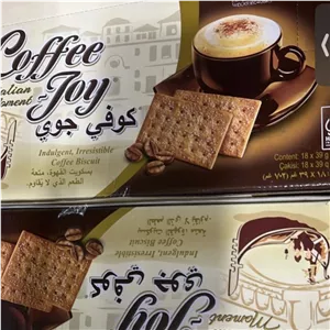 بیسکوییت پک 18 عددی قهوه کافی جوی (Coffee Joy) طعم عالی و ترد و لذیذ (پس کرایه)
