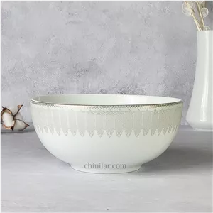 کاسه آبگوشت طرح غزل چینی لورین سایز 6.5