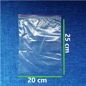 100 عدد سایز 20x25 نایلون زیپ دار  