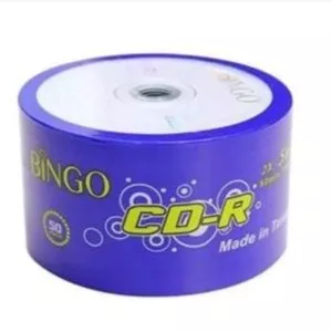 سی دی CD بینگو گرید AA بسته 50 عددی ساخت تایوان