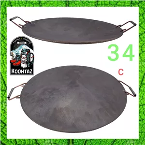 ماهیتابه ساج سفری چدنی رایان-مدل Rayan C34،کوهنوردی-سفری-ورزشی-آشپزی،اورجینال-اصلساج چدن سایز 33