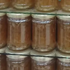 مربا بهار نارنج با شکر قهوه ای محلی کوچک وزن490گرمی 