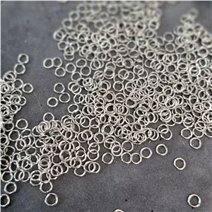 خرجکار حلقه چه نقره ای 4 میل (پَک 5 و50گرمی )کد 23