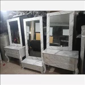 دکور سه تیکه آرایشگاهی پایه سلطنتی هزینه ارسال درب منزل توسط مشتری پرداخت میشود 