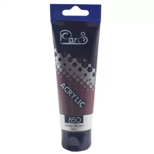 رنگ اکریلیک پارس کد850 Deep brown  قهوه ای75میلی لیتر 
