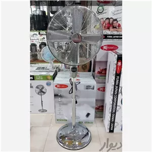 پنکه ایستاده دیجیتال فوما ژاپن تمام استیل ضد زنگ کنترل دار ارسال پس کرایه 