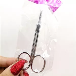 قیچی ابرو استیل وارداتی با طول 9 سانت  (دو هزار جنس متنوع موجوده)
