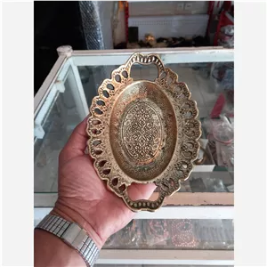 سینی برنجی کوچیک وزیبا