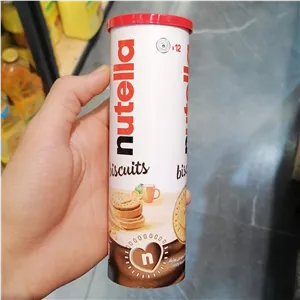 بیسکوییت نوتلا لوله ای 12عددی
