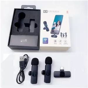 میکروفون یقه ای k9 (پس کرایه)