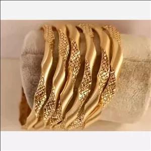 النگو فیوژن اصل رنگ ثابت آبکاری طلا پک دو عددی 