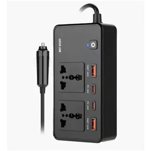 اینورتر 200 وات گرین لاین Green Lion 200W Car Inverter GNGC200CINBK