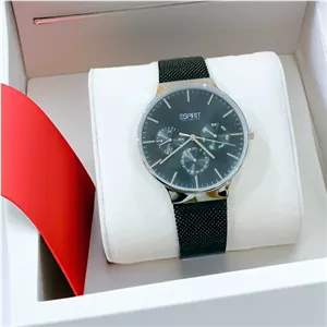 ساعت مچی مردانه زنانه اسپریت سوئیس  ESPIRIT SWISS سه موتوره فعال فول تایم مدل ES4128G
