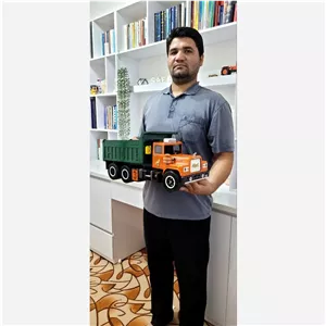 کیت ساخت ماکت ماک ده چرخ کمپرسی