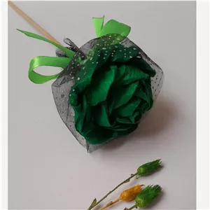 گیفت گل رز کاغذ کشی حنای حضرت قاسم 