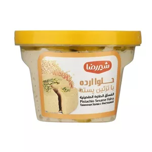 حلوا ارده پسته ای ( ارکیده ) شیررضا 500 گرمی