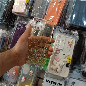 گارد A31 سامسونگ مدل اکلیلی شفاف زرد