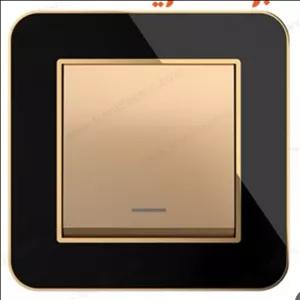 کلید وپریز مارک ایران الکتریک مدل ارس گلد در تنوع رنگ ترکیبی زیبا