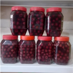 ترشی آلبالو خونگی داخل ظرف(850)گرم