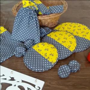 سرویس آشپزخانه سیزده تکه .سرویس پارچه .سرویس آشپزخونه سرویس آشپزخانه پارچه ای سرویس آشپزخانه عروس سفارشی دوخت