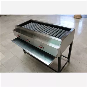 منقل کباب پز گازی صنعتی یک متری دهنه 40 سانت 