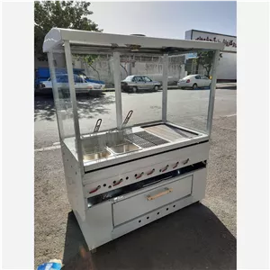 فر اغذیه ترکیبی ساندویچی فلافلی پیتزا صندوقی صنعتی