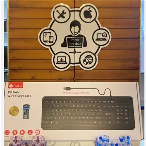کیبورد سیم دار پرووان PKC 45 (پس کرایه)