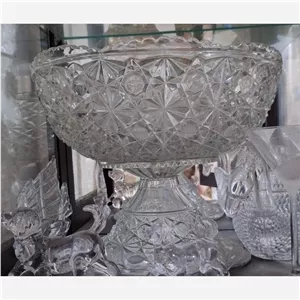 قاب و قدح بزرگ کریستال آمریکایی (پس کرایه)