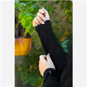 چادر جلابیب مشکی مدل پوشیه دار
