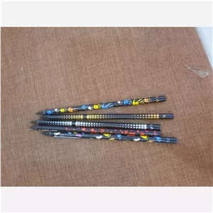 مداد چوب مشکی آدل طرحدار (5عدد)