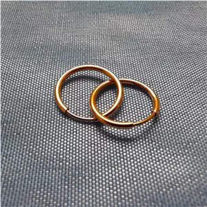 گوشواره حلقه ای نوزادی طلا