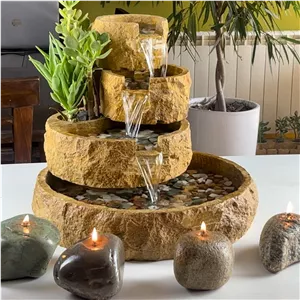 آبنما خانگی چهار طبقه سنگدانه مدل AB4 ارسال پس کرایه