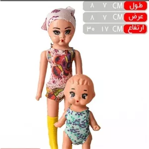 عروسک مادر و بچه سایز 4 (دو هزار جنس متنوع موجوده)