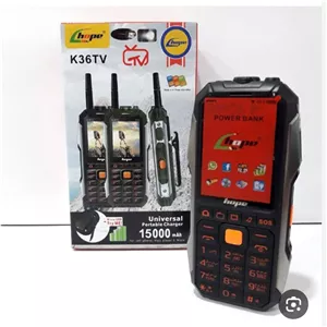 گوشی موبایل هوپ ارتشی مدل k36 سه سیم کارت ظرفیت باتری 15000هزار جنس کیفیت درجه 1 صفر پلمپ آکبند ریجستری شده کد فعالسازی 
