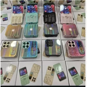 گوشی موبایل تاشو طرح اپل i17 pro vip دوسیم کارت جنس کیفیت درجه 1 صفر پلمپ آکبند ریجستری شده با کد فعالسازی 