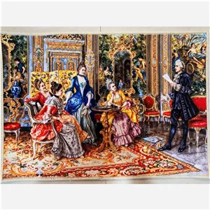 تابلو فرش ماشینی شاعر جوان4092