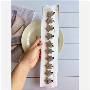 گیره انبری فلزی فول نگین ستاره 