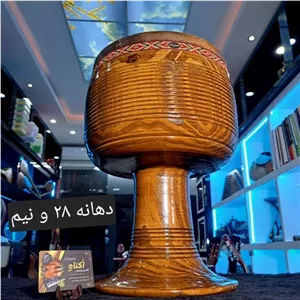 تنبک اصلی اصفهان شیرانی تک مهر دهانه های مختلف