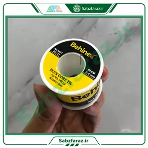 سیم لحیم بهینکس 0.4 میلی متر 100 گرمی آلیاژ 63/37
